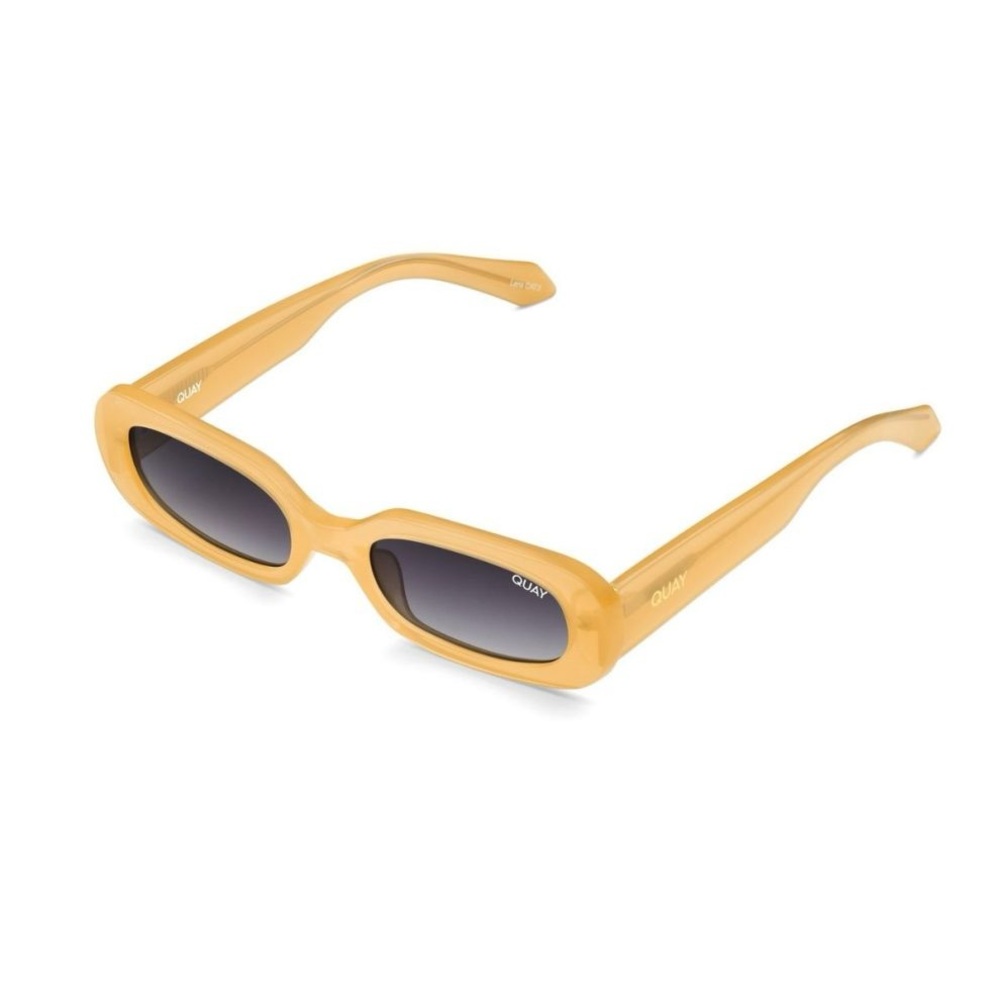 QUAY PARIS SO SERIOUS YELLOW SMOKE SUNGLASSES 😎 - Picture 3 of 10